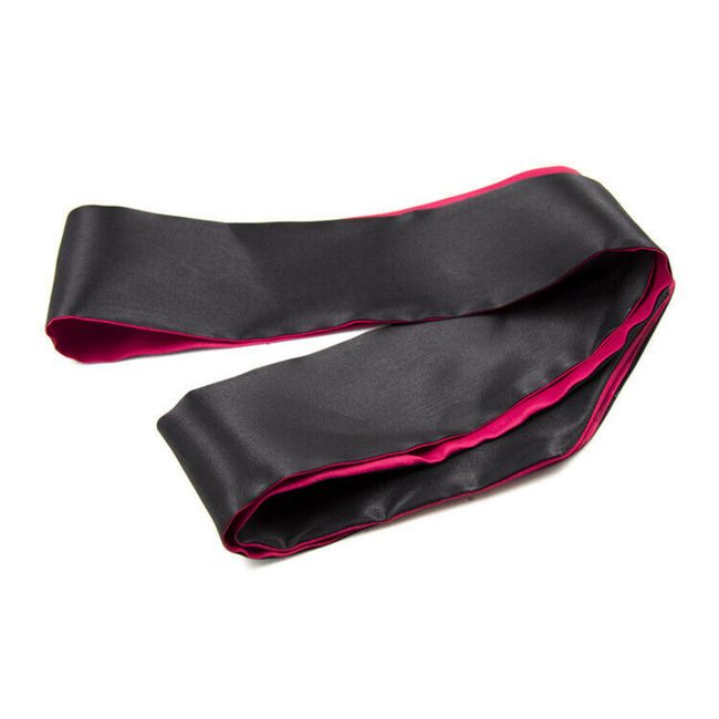 Soft Silk Blindfold Blinder Eye Mask Tie Straps Handcuffs Bondage Restraints SM