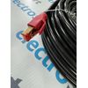 Beetronic 10m CAT7 Copper Black Outdoor External Ethernet Network Patch Cable PE CAT 7 10 GBPS