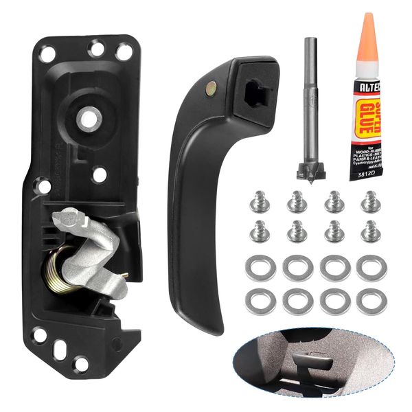 BREADEEP Interior Door Handle Kit Front Left Driver Side Compatible with 2007-2014 Chevy Silverado,Tahoe,Suburban,Avalanche,GMC Sierra,Yukon,Yukon XL,Cadillac Escalade, Replace 20833606 80374 2087148