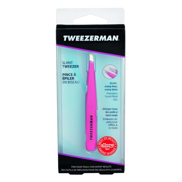 Tweezerman - Tweezers Angled Pink