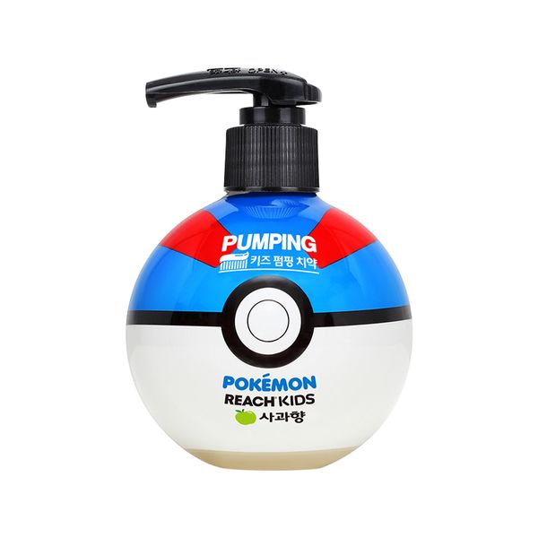 Rich Kids Pokemon Ball Pumping Toothpaste 250g 1ea (Apple Flavor)