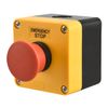 Heschen Red Sign Momentary Emergency Stop Switch Push Button Switch 660V 10A with Box NC