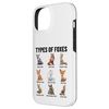 Types of Foxes Educational Collection Fox Types Fox Species Case for iPhone 14