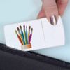 'Colourful Artist Brushes' Pill Box with Tablet Splitter (PI00026971)