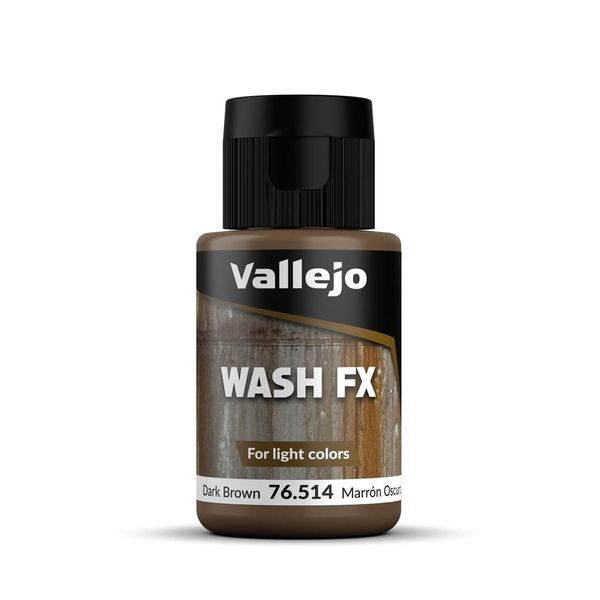 Vallejo Dark Brown Wash, 35ml