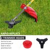 52CC 2Stroke Grass String Trimmer Gasoline Gas Powered Straight Shaft Weed Eater