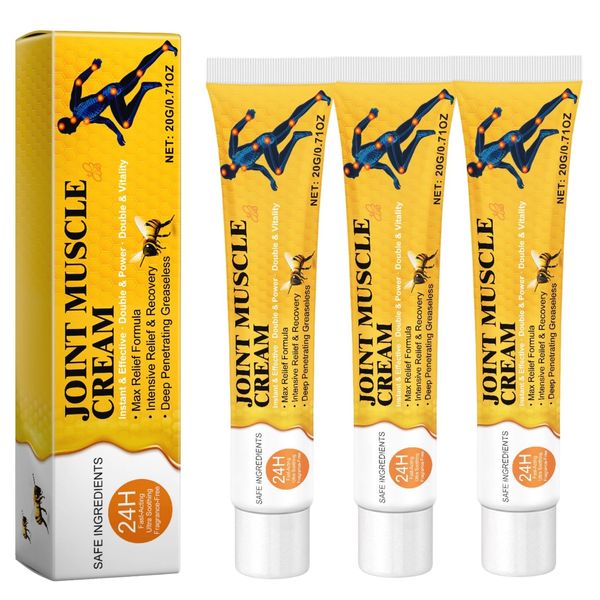 3PCS-Bee Venom Herbal Joint Relief Cream
