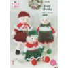 King Cole Tinsel & DK Knitting Pattern - 9170 Mrs Santa Claus