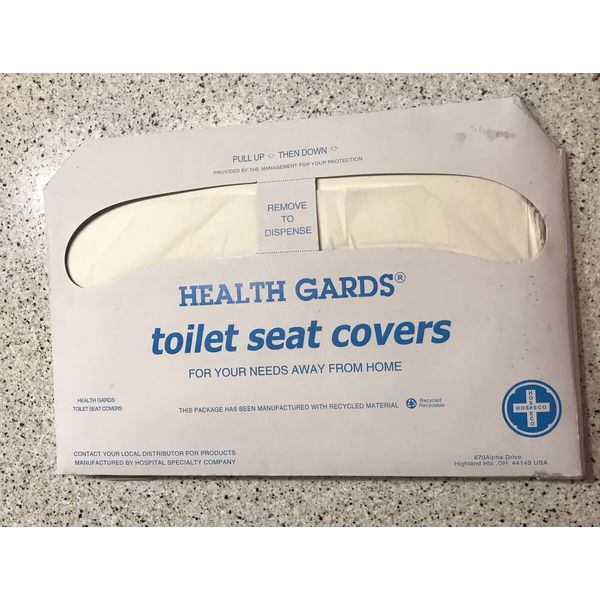 Health Gards Disposable Toilet Seat Covers 2000 ct New