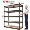 Storage Shelving Unit Garage Storage Rack 5-Tier Adjustable 2000 lbs USA