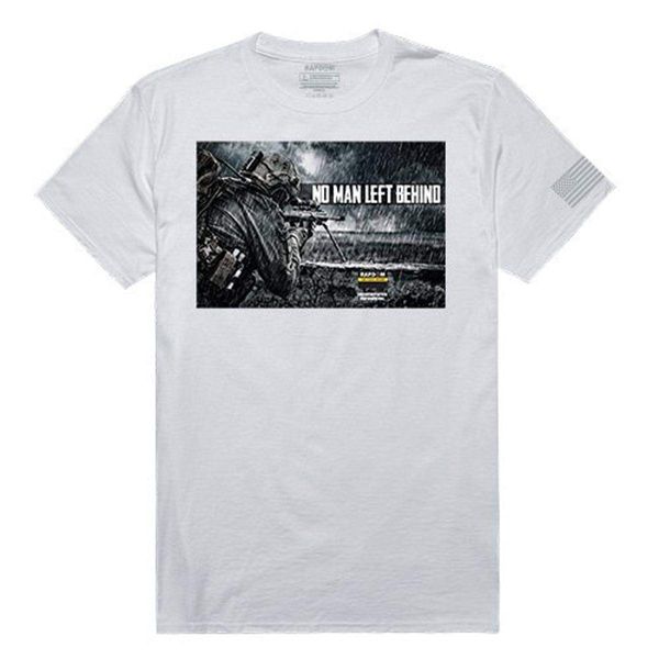 Tactical Graphic T, No Men Left, WHT, 2X