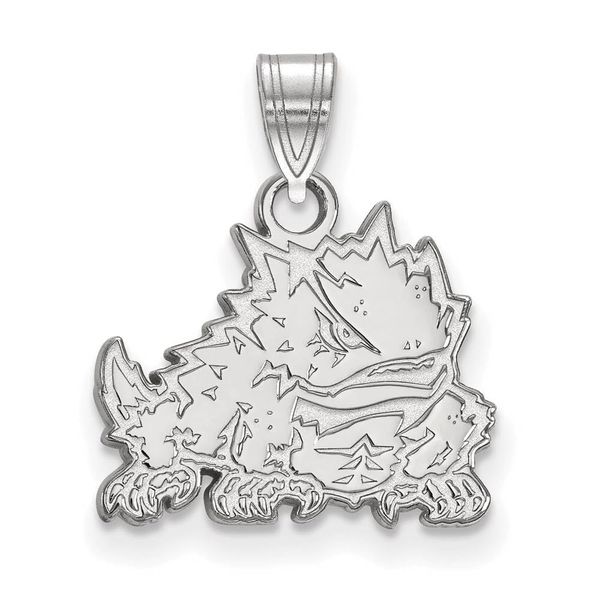 TCU Small (1/2 Inch) Pendant (Sterling Silver)