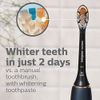 Philips Sonicare Genuine A3 Premium All-in-One Replacement Toothbrush Heads, 2 Brush Heads, Black, HX9092/95