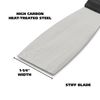 Great Neck Stiff Blade Putty Knife,Black,0.7" x 1.1" x 8.1"