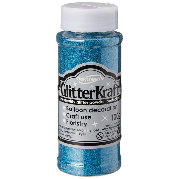 ELEGANZA Fine Quality Glitter, Turquoise, 3 x 3 x 9 cm