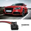 eMagTech 2pcs 4 Pin Automotive Sensor Connector Plug 8K0973754 Compatible with VW Compatible with Audi