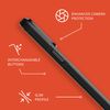 Tech21 Evo Check case for iPhone 15 Pro - Compatible with MagSafe - Impact Protection Case - Smokey/Black