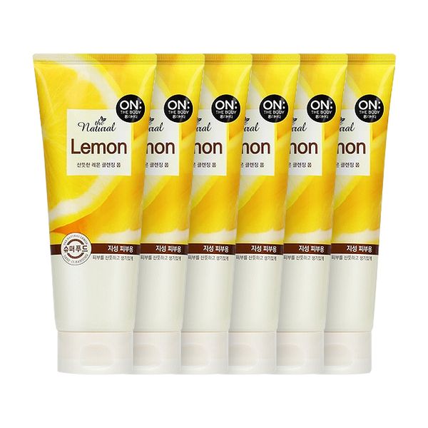 On the Body The Natural Fresh Lemon Cleansing Foam 120g x 6