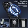 JETech iPhone 16 Pro 6.3 Inch Magnetic Case Camera Control Capture Button Compatible with MagSafe Translucent Matte Back Thin Shockproof Cover (Black Titanium)