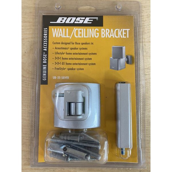 Genuine BOSE UB-20 Silver Wall/ceiling Speaker Mounts Acoustimass Lifestyle