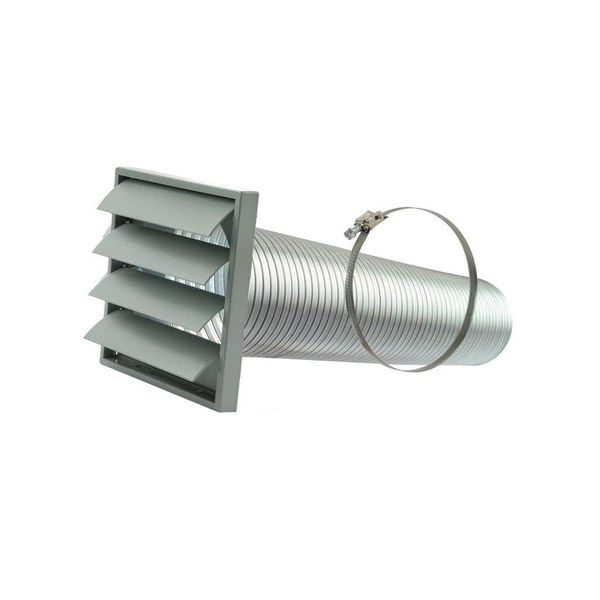 Manrose Cooker Hood Ventilation kit, 100mm Diameter, Kitchen ducting