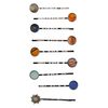 Lux Accessories Planets Bobby Pin Set of 8
