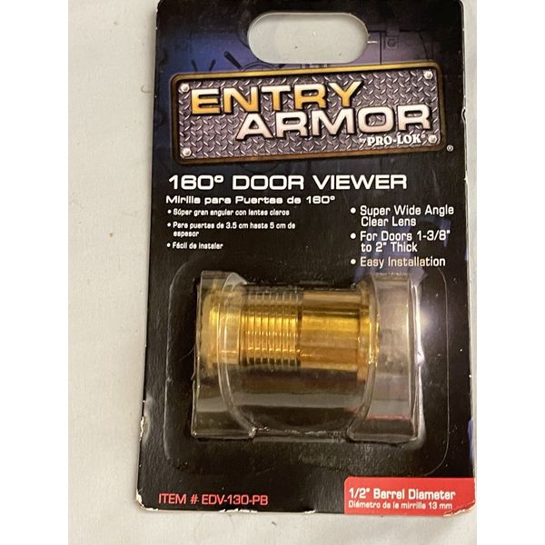 Entry Armor 180 Degree Door Viewer Brass