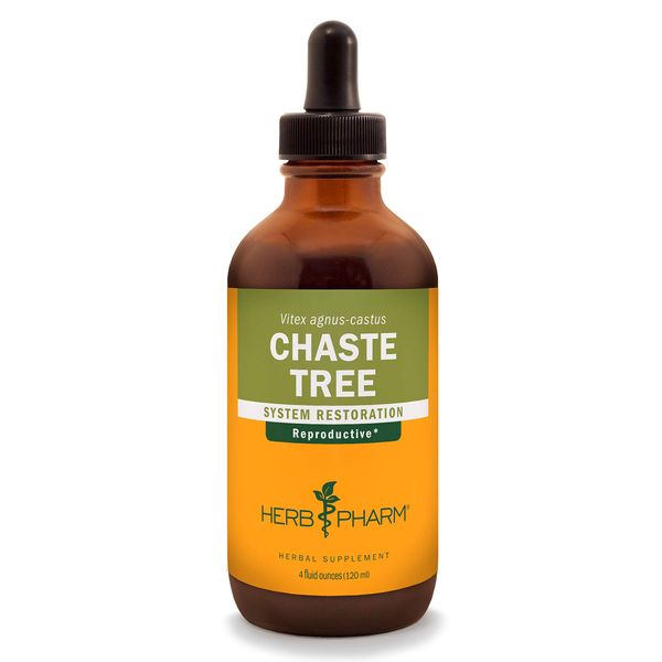 Herb Pharm Chaste Tree Liquid Extract for Female Reproductive System Support - 4 Ounce