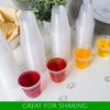 PLASTICPRO 3 oz Disposable Plastic Medium Weight Clear Drinking Cups [600 Count]