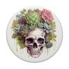 Skeleton With Succulents On Head Graphic PopSockets Standard PopGrip