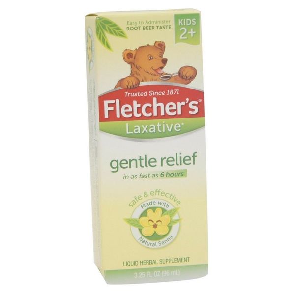 Fletcher's Laxative, for Kids, Root Beer, 3.25 oz. Per Bottle (5 Bottles)