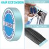 4 Pack Double Sided Lace Front Wig Support Tape 12 Yards Wig Blue Tape for Toupees, Hair Extensions and Hairpieces