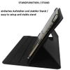 K-S-Trade Xiaomi Redmi Pad 2 Protective Case 360° Tablet Case Protective Flip Cover Black Rotatable Stand Function