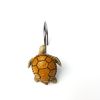 ZILucky 12Pcs Resin Turtle Shower Curtain Hooks Rings Set for Bathroom Stainless Steel Metal Cartoon Decorative Bath Room Hanger