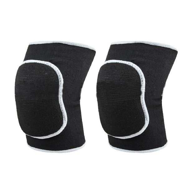 FSSTUD Elastic Breathable Anti Slip Running Knee Pads Dance Knee Support Brace Knee Sleeves Protector Black