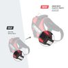 Julius K9 IDC Power Harness, Size: S/Mini, Arabesque Red