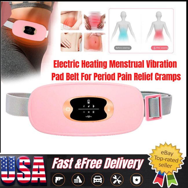 Electric Heating Menstrual Heat Pad Belt for Abdominal Period Pain Relief Cramp