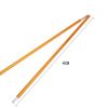 Tent Poles Replacement, Lightweight Tent Pole Repair Kit -24 Sections Aluminum Alloy Anti-UV Windproof Waterproof Tent Poles Awning Poles for Outdoor Camping