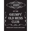 Fridge Magnet - Grumpy Old Men's Club