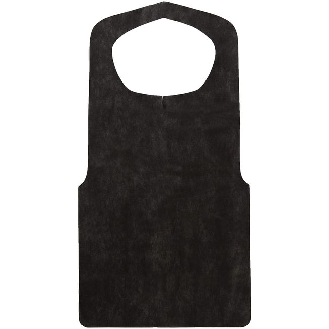 大黒工業 Disposable Clean Apron (50 Pieces) Black Eight 2-Folds Fold SEP9001