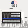 PLEAVIT IR Patch Military Patch Velcro Velcro Airsoft American Flag (Black)