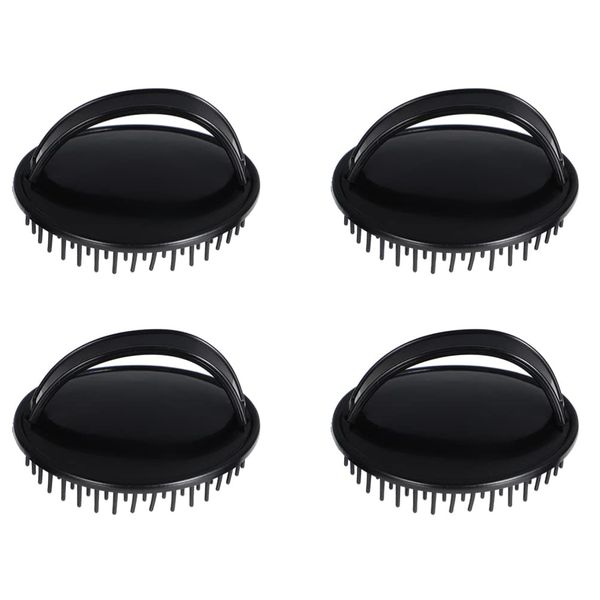 Scalp Exfoliator 4Pcs Hair Scalp Shampoo Hair Scalp Massager Cleaning Brush for Men Women Kids Pets Dog Grooming Brush