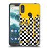 Head Case Designs Bees Checkerboard Patterns Soft Gel Case Compatible With Motorola One Power (P30 Note)