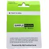Simple Mobile Triple-Cut Sim Card With $40 Plan 6GB Data International Roaming Included
