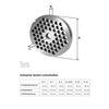 Perforated Disc Size 5 with 8.0 mm Bore