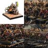 Evemodel Rectangle Square Bases Mixed Size Plastic Black for Table Game Wargames for Miniature Wargame (40pcs square)