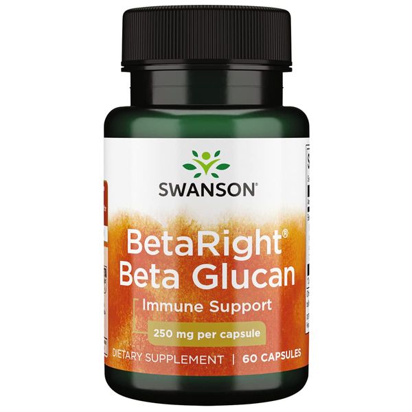 Swanson Betaright Beta Glucans 250 Milligrams 60 Capsules