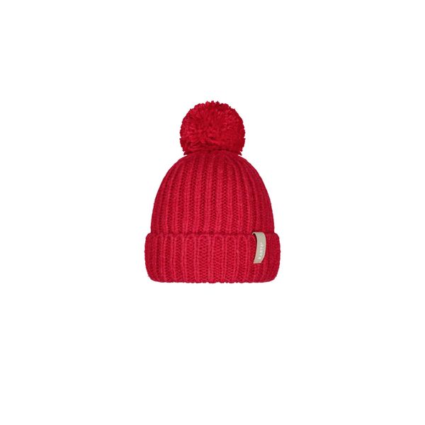 Barts Joansy Bommelmütze Beanie Wintermütze (DE/NL/SE/PL, Alphanumerisch, Einheitsgröße, red)