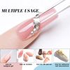 Vanfa Soft Gel Nail Tips Glue with Press On & 3D Modeling Tips - Solid Nail Glue 30g Tube