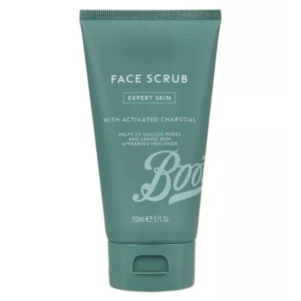 Boots Men Expert Skin Charcoal Face Scrub 150ml